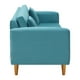 thumbnail image 3 of Sofa New Retro 3c Felpa 04 Turquesa, 3 of 6