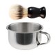 thumbnail image 4 of Cepillo de afeitar para hombres Copa de afeitar inoxidable Taza Copa Salón Barbero Set de afeitado para barba, 4 of 5