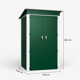thumbnail image 2 of Bodega exterior techo simple 120x120 1.44 M2 - Green SS-04, 2 of 6