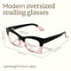 thumbnail image 2 of Gafas de lectura CCVOO Elegantes con filtro de luz azul para mujer, 2 of 8
