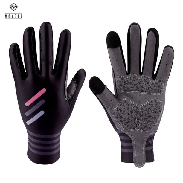 Guantes Para Entrenamiento Largo Negro Rosado L