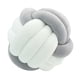 thumbnail image 4 of Nudo Almohada Bola Gruesa Cómoda Almohadas Anudadas Para Sala De Estar Hogar Sofá Gris Y Blanco, 4 of 5