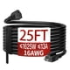 thumbnail image 1 of Cable de extensión Skrizcable de 7,5 m, resistente al agua, 13 A, 125 V, 16 AWG, 1 of 7