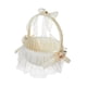 thumbnail image 5 of Cesta De Flores Para Niña Cesta De Flores Para Boda Cesta De Flores De Satén Con Lazo Elegante, 5 of 5