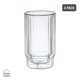 thumbnail image 1 of Set 4 Vasos Doble Vidrio con Líneas 300 ml Home Logics, 1 of 3
