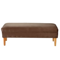 Bodevir - Banqueta Provenza Tachas 2C Felpa 04 Chocolate