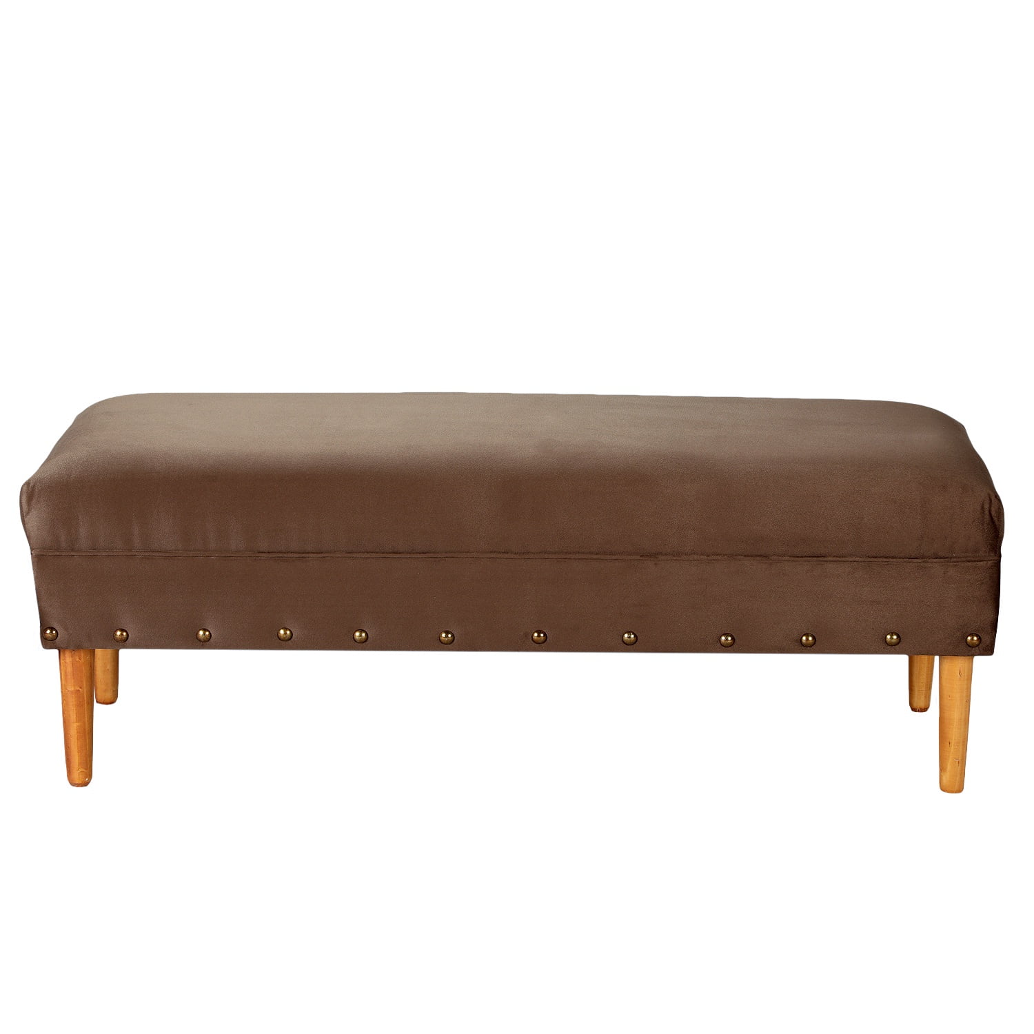 Bodevir - Banqueta Provenza Tachas 2c Felpa 04 Chocolate