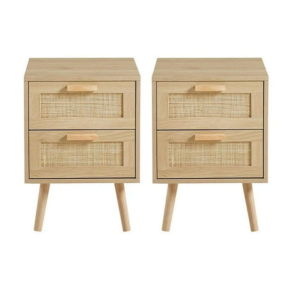 Pack 2 Velador Eames Mesh - Madera Clara