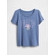 thumbnail image 2 of Camiseta GAP de manga corta para niñas con logotipo Cornflower829 6-12M, 2 of 3