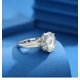 thumbnail image 3 of Anillos de Compromiso de Moissanita Corte Redondo de 10 Uds para Mujer Color D VVS1 Anillos de Diamante Anillos de Boda de Moissanita de Plata Esterlina S925 con Certificado, 3 of 8