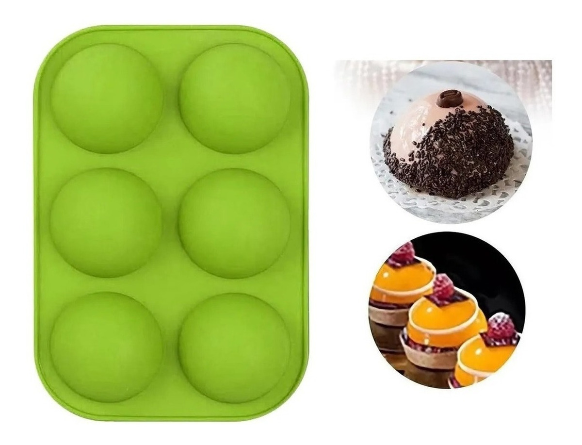 Genérico - Molde De Silicona Media Esfera Molde Silicona Media Esfera