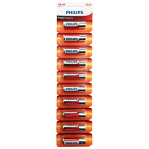 Philips - Pila Alkaline Aa 10 Pcs-Variado