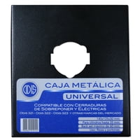 Caja Metálica Odis Universal Para Soldar Cerraduras De Sobreponer