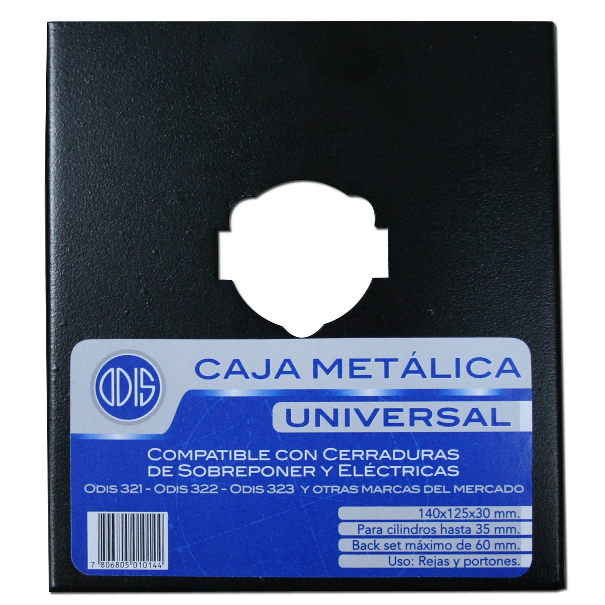 Caja Metálica Odis Universal Para Soldar Cerraduras De Sobreponer