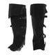 thumbnail image 1 of Fundas Para Botas De Pirata, Accesorios Para Disfraces, Funda Para Botas Steampunk De PU, Color Negro, 1 of 1