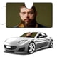 thumbnail image 1 of Parasol para Parabrisas Delantero Post Malone Desmarcar 140cm x 76cm, 1 of 6
