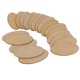 thumbnail image 5 of piezas de madera natural - discos de madera inacabados disco 80 x 40 mm - 20 piezas, 5 of 5