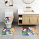 thumbnail image 2 of Juego de Alfombras de Baño Desmarcar Terciopelo Coral 3 Piezas, 2 of 6
