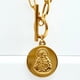 thumbnail image 2 of Collar Sagrado Corazon Jesús; Protección; Regalo Para Mujer Dorado, 2 of 9