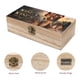 thumbnail image 3 of El Rey de Reyes Caja Organizadora de Madera Rústica - Caja Decorativa Multifuncional para Escritorio, Hogar, Oficina, Joyas y Manualidades, 3 of 6
