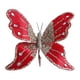 thumbnail image 5 of Adorno navideño de mariposa con pinza, decoración para árbol de Navidad y pared. Mariposa artificial para fiestas navideñas, bodas, sala de estar y ho Rojo, 5 of 5