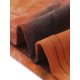 thumbnail image 5 of Vestido de Verano de Talla Grande para Mujeres Agnes Orinda, Teñido Anudado, Abertura Lateral, Cuello en V, Sin Mangas, Casual de Playa, Midi, Talla 3X, Naranja Marrón, 5 of 5