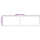 thumbnail image 3 of Pantalla de Privacidad para Jardín vidaXL 35 m x 18 cm PVC Blanco, 3 of 9
