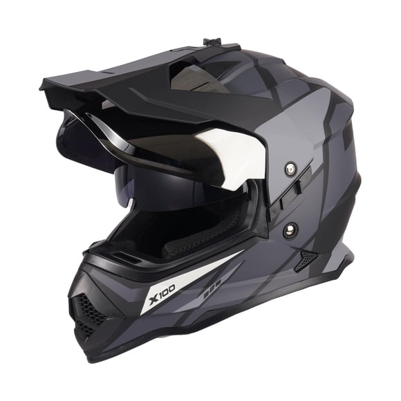 Casco Orthrus X100 Dual Sport con Visera UV e Intercomunicador
