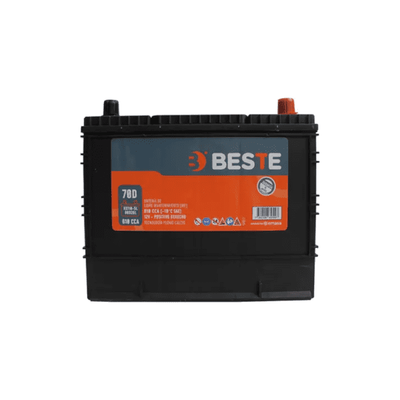 Batería Beste 70 Ah 610 CCA 80D26L/NX110-5L