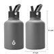thumbnail image 2 of Termo BJPKPK botella aislada de acero inoxidable de 1,5 L gris, 2 of 6