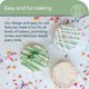 thumbnail image 5 of Molde para pasteles Benty Cakes - Pack de 3 juegos + bandejas verdes, 5 of 8