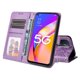 thumbnail image 5 of Funda tipo cartera FOXDOCK para OPPO A54 5G , diseño girasol en relieve, cuero PU, cierre magnético, soporte y tarjetero, 5 of 5