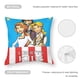 thumbnail image 5 of Los Niños de la Libertad Fundas de almohada de terciopelo con tema, regalos de funda de almohada, decoración para el hogar, cojín de lanzar, regalo de cumpleaños para fans y parejas.61*61cm., 5 of 6
