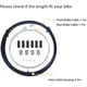 thumbnail image 2 of Kit de cable de freno de bicicleta universal, funda para cable de freno de bicicleta de carretera y de montaña., 2 of 5