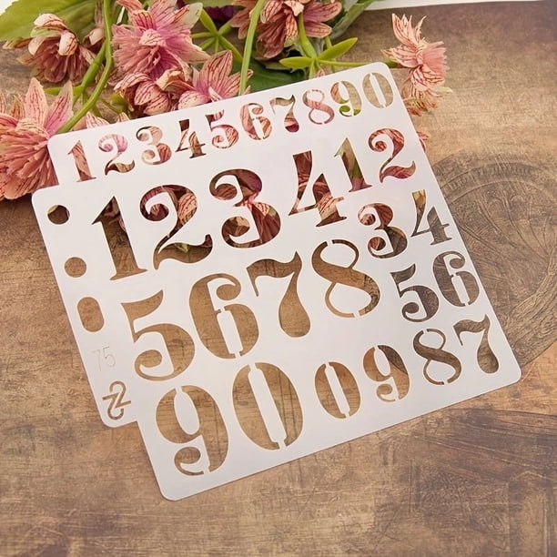 Alphabet Letter Stencils for Painting, Scrapbooking, Embossing, and Stamping - DIY BEV