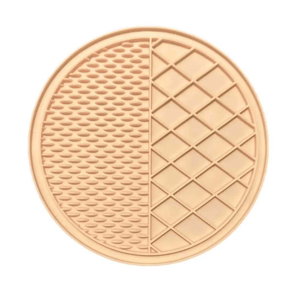 Genérica - Plato De Silicona Lento Lick Mat Para Perros Y Gatos Coral Claro