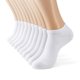 thumbnail image 1 of Calcetines Tobilleros De Algodón Fino De Corte Bajo 10 Pares Blancos, 1 of 6
