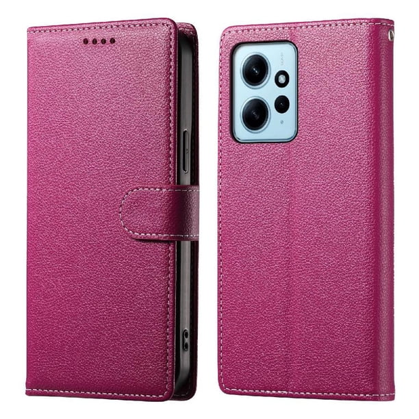 Funda para FOXDOCK Xiaomi Redmi Note 12 4G– Cuero Premium, 3 ranuras para tarjetas, Protección contra impactos