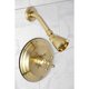 thumbnail image 5 of Grifo de ducha Kingston Brass Metropolitan Brushed Brass, 5 of 8