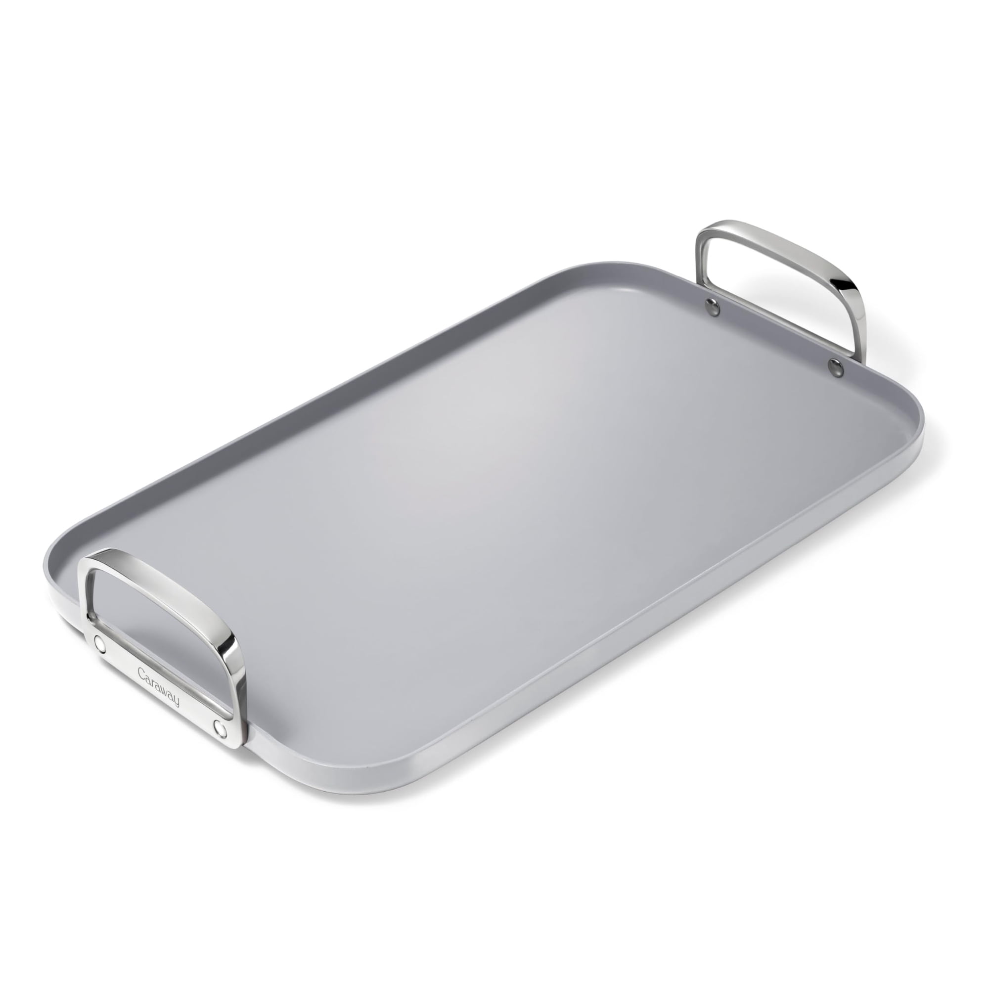 Griddle Caraway, Doble Quemador, 19 X 12 Pulgadas, Cerámica Antiadherente, Gris