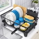 thumbnail image 1 of Escurridor de platos Urackify compacto y ampliable con soporte para cubiertos, 1 of 7
