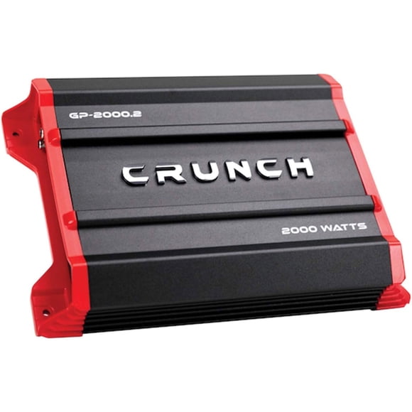 Amplificador Crunch Ground Pounder GP-2000.2 de 2000 W, 2 canales