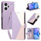 thumbnail image 2 of Funda Cartera para Xiaomi Redmi Note 13 Pro Plus 5G, Tricolor, Morado, 2 of 6