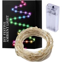 Xinqihang - Luces De Cadena De Hadas Para Exteriores - Luces De Cadena Led Inteligentes Con Control De Aplicación - Luces De Cadena Para Exteriores Luces Inteligentes Tiras De Luces Luces De Navidad Para Bricolaj