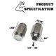 thumbnail image 2 of Tuercas cónicas tipo acorn Mighty Fasteners de acero inoxidable 9/16"-18, 2 of 8