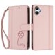 thumbnail image 3 of Funda Cartera Trébol para Samsung Galaxy A06/A07 4G/5G con Ranuras Tarjetas y Carga Inalámbrica Rosa, 3 of 6