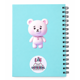 thumbnail image 2 of Libreta Osito Celeste Kawaii, 2 of 2