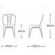 thumbnail image 3 of Sillas De Acero Tolix - Negro, 3 of 5