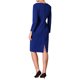 thumbnail image 3 of INSPIRE CHIC Vestido de Mujer Formal Cuello Asimétrico Manga Larga Midi Vestidos Elásticos XL Azul Real, 3 of 5