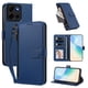 thumbnail image 2 of Funda con Billetera para [Motorola Moto G Play 2026 5G] con Bolsillo Zipper y Tarjetero Azul, 2 of 6